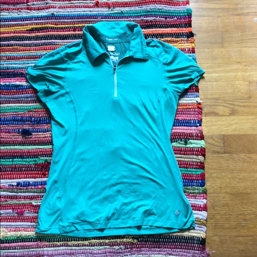 Columbia omnifreeze quarter zip polo